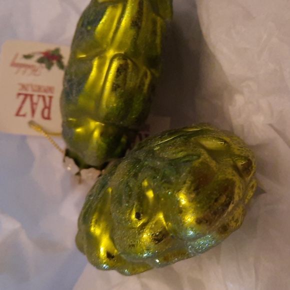 Leaf Leaves Glass Ornament Fall Holiday Christmas All Seasons Decoration Decor - Picture 10 of 11